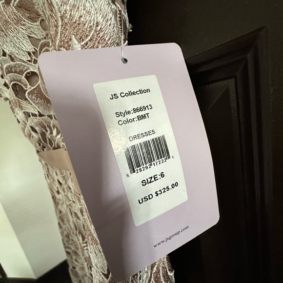 NWT JS COLLECTION LACE FLORAL DRESS 6 - Picture 3 of 5